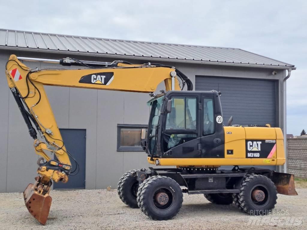 CAT M 316 D Ratasekskavaatorid
