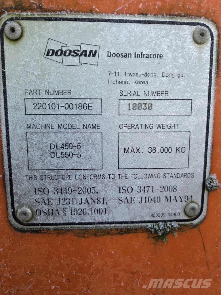 Doosan DL 450-5 Rataslaadurid