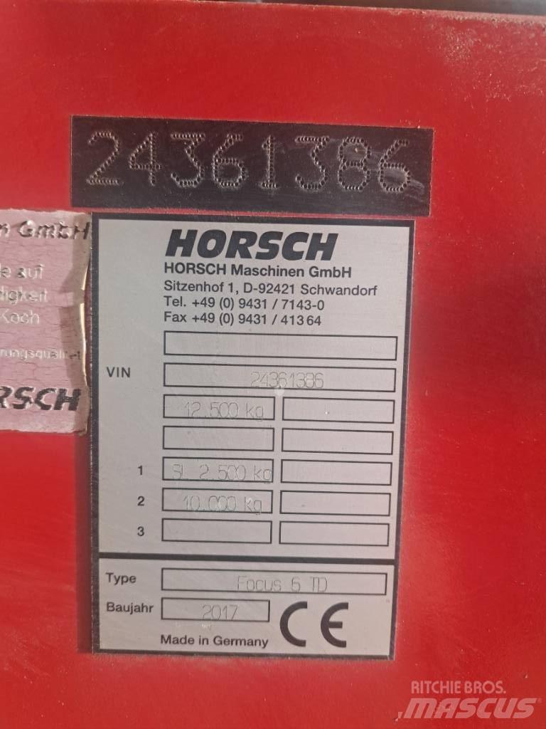 Horsch Focus 6 TD Külvikud