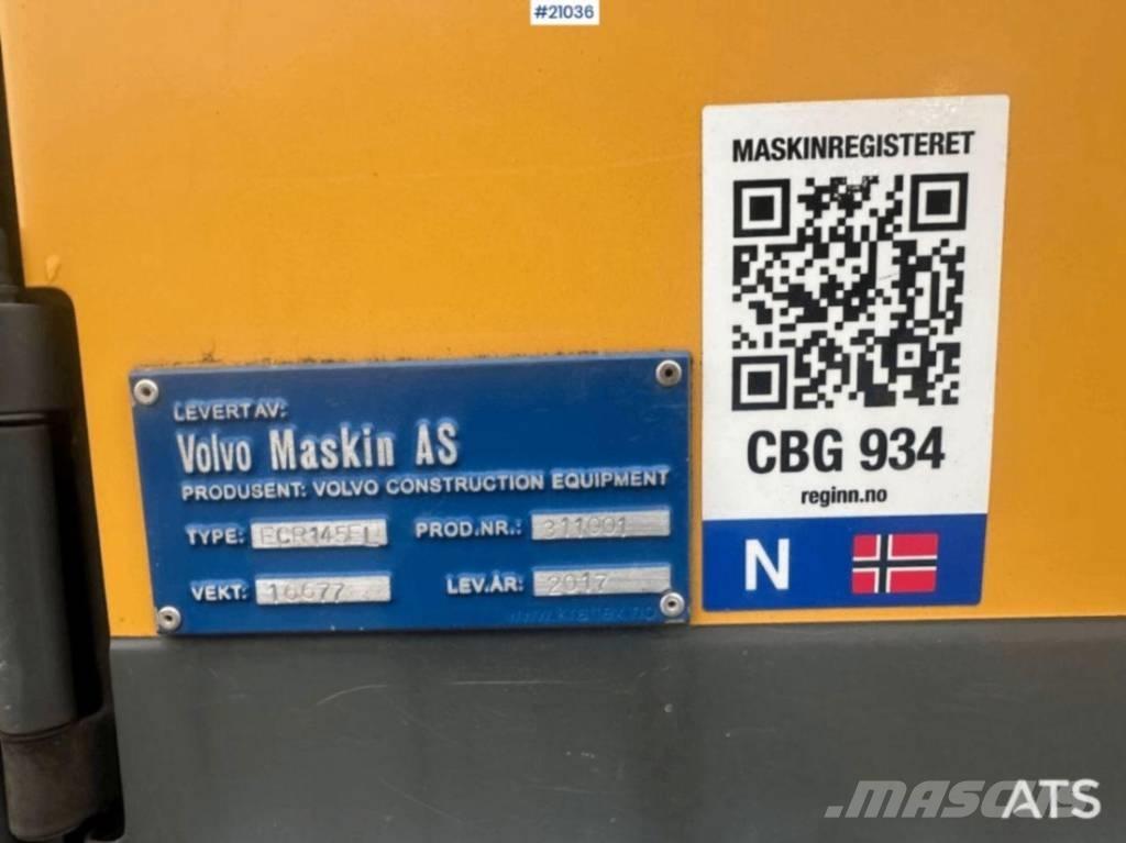 Volvo ECR 145 Roomikekskavaatorid