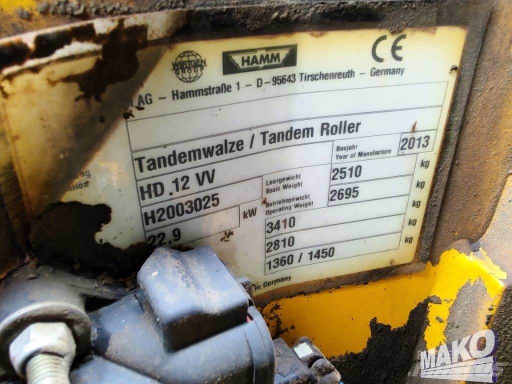 Hamm HD 12 VV Tandemrullid