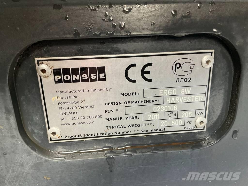 Ponsse ERGO 8W Harvesterid