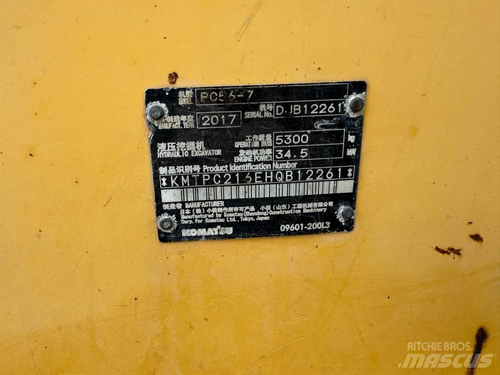 Komatsu PC 56-7 Miniekskavaatorid < 7 t