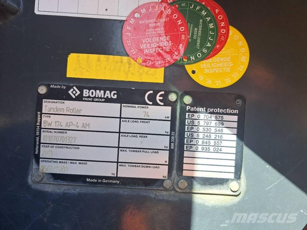 Bomag BW174 AP-4 AM Tandemrullid