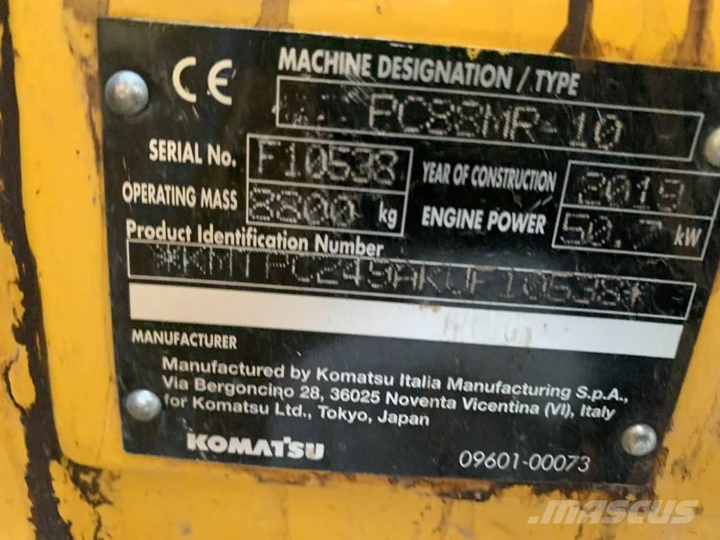 Komatsu PC 88 MR-10 Roomikekskavaatorid