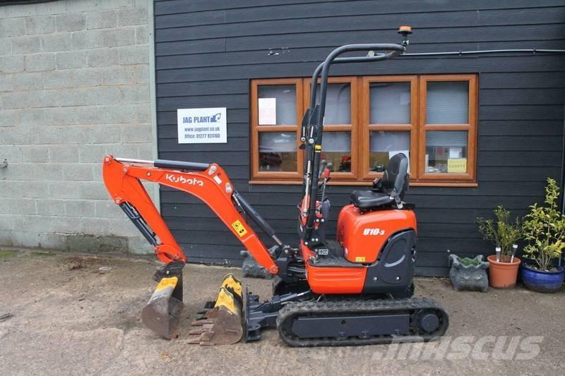 Kubota U 10-3 Miniekskavaatorid < 7 t