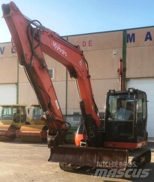 Kubota KX 080-4 Väikeekskavaatorid 7t-12t