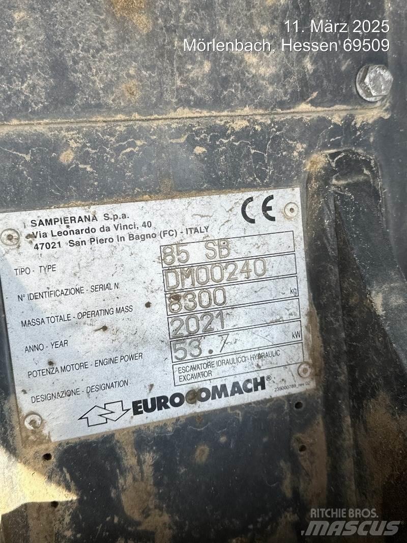 Eurocomach 85SB Miniekskavaatorid < 7 t