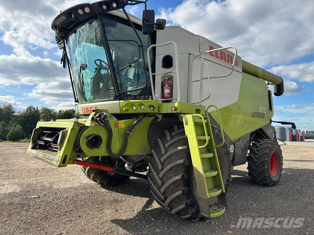 CLAAS Lexion 670 Teraviljakombainid