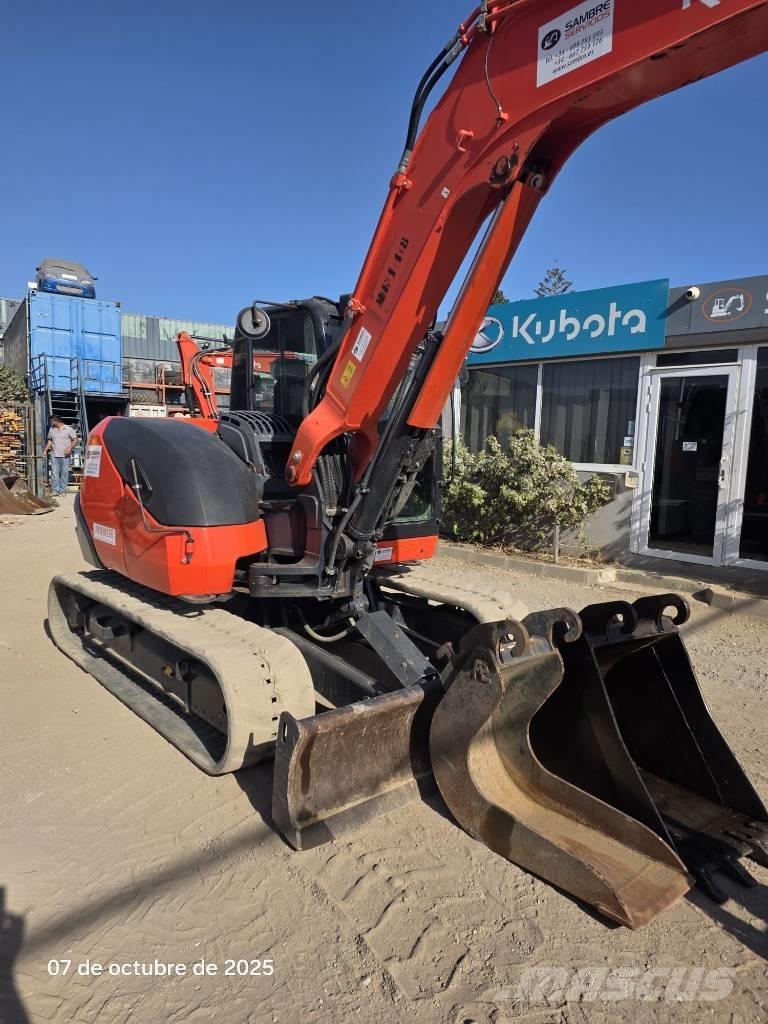 Kubota KX 080-4a2 Väikeekskavaatorid 7t-12t