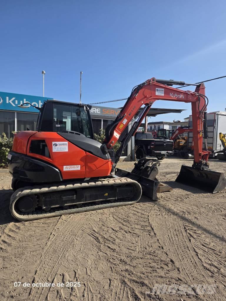 Kubota KX 080-4a2 Väikeekskavaatorid 7t-12t