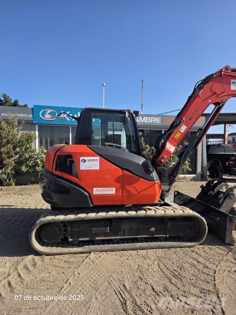 Kubota KX 080-4a2 Väikeekskavaatorid 7t-12t
