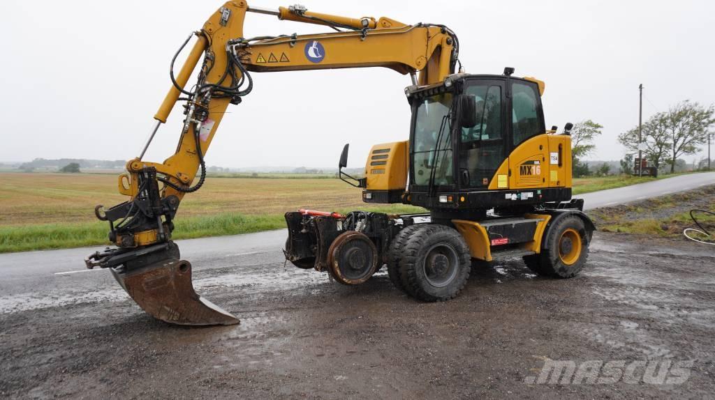 Hydrema MX 16 Rail Ratasekskavaatorid