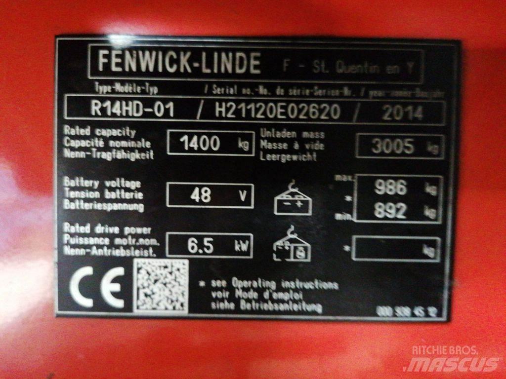 Linde R14HD-01 Lükandmastiga tõstukid