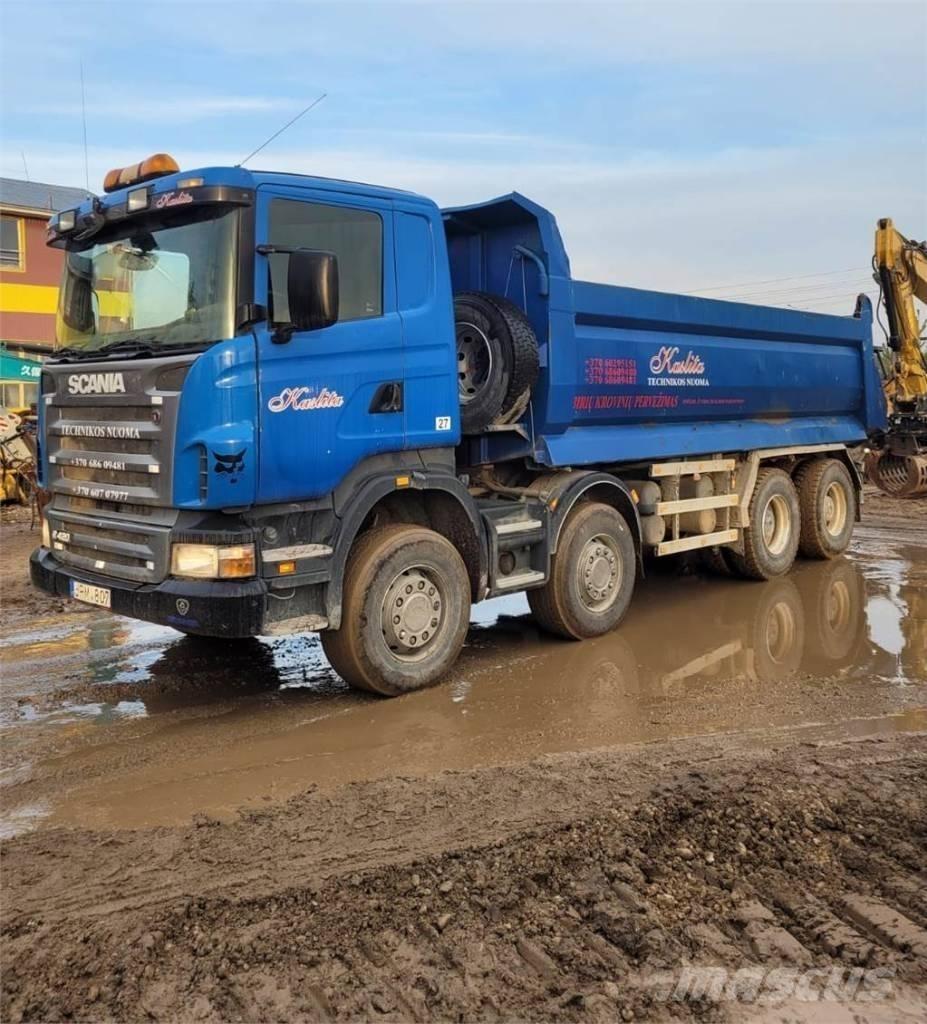Scania R420 8x4 Vahetuskastiga tõstukautod
