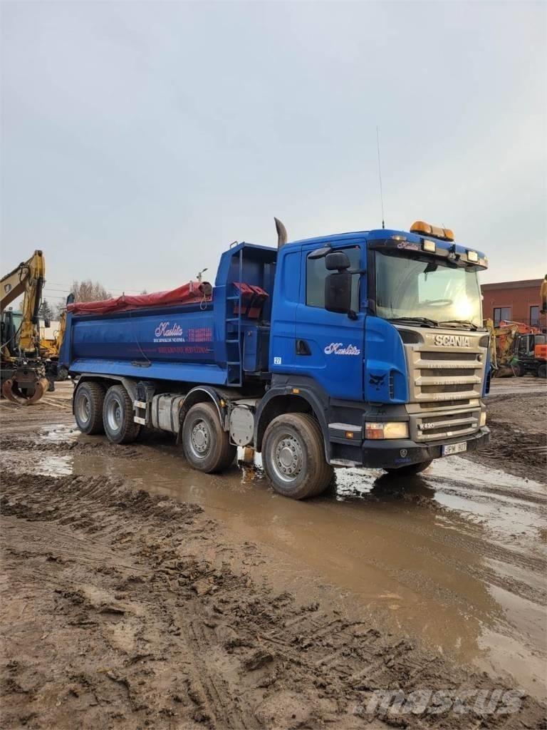 Scania R420 8x4 Vahetuskastiga tõstukautod