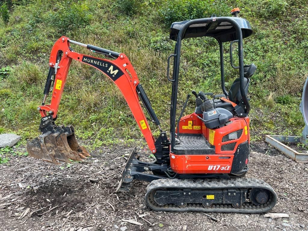 Kubota U 17-3 Miniekskavaatorid < 7 t