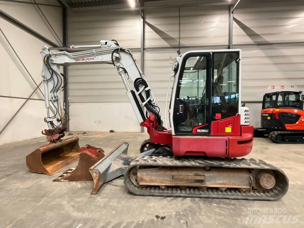 Takeuchi TB 280 FR Väikeekskavaatorid 7t-12t