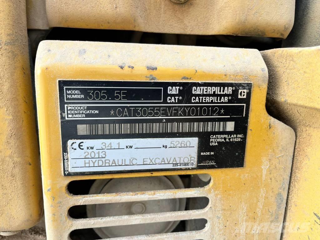 CAT 305.5 Miniekskavaatorid < 7 t