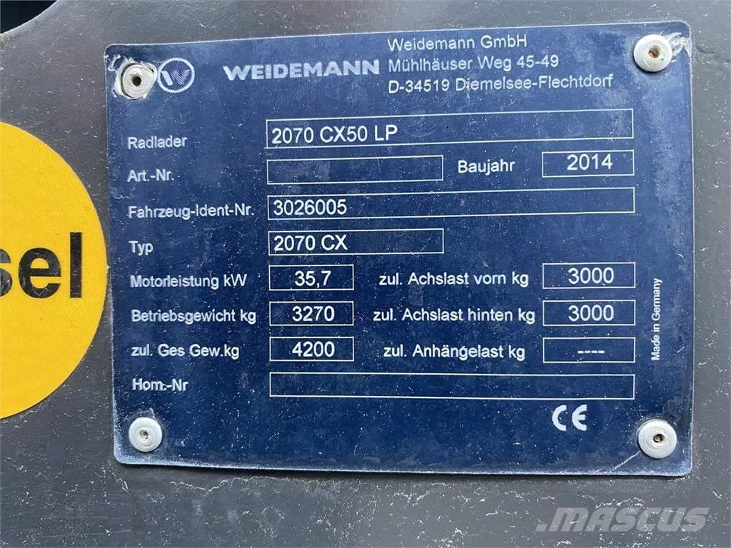 Weidemann 2070 Mitmeotstarbelised laadurid