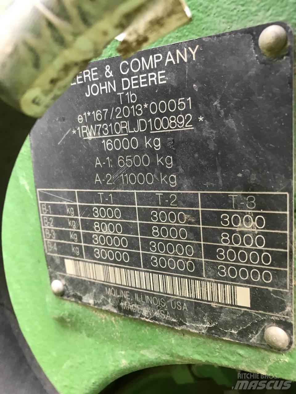 John Deere 7310R Traktorid