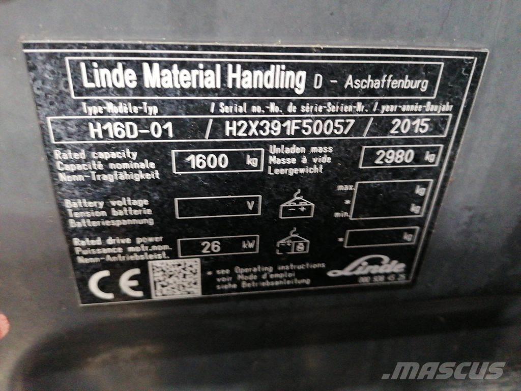 Linde H16D-01 Diiseltõstukid