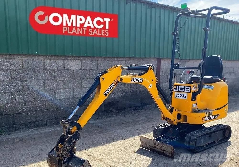 JCB 8008 Miniekskavaatorid < 7 t