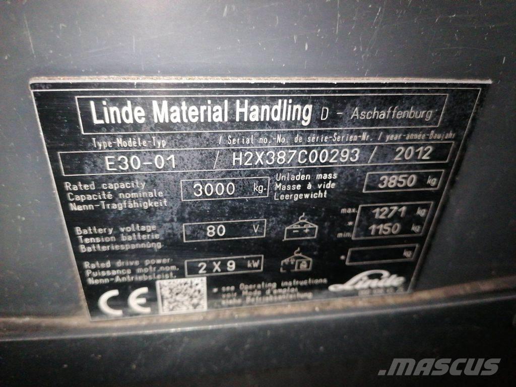 Linde E30-01 Elektritõstukid