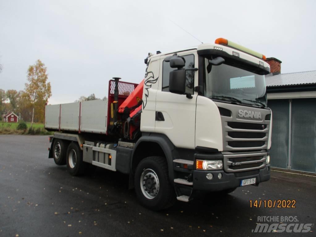 Scania G490cb6x4*4 Kraanaga veokid