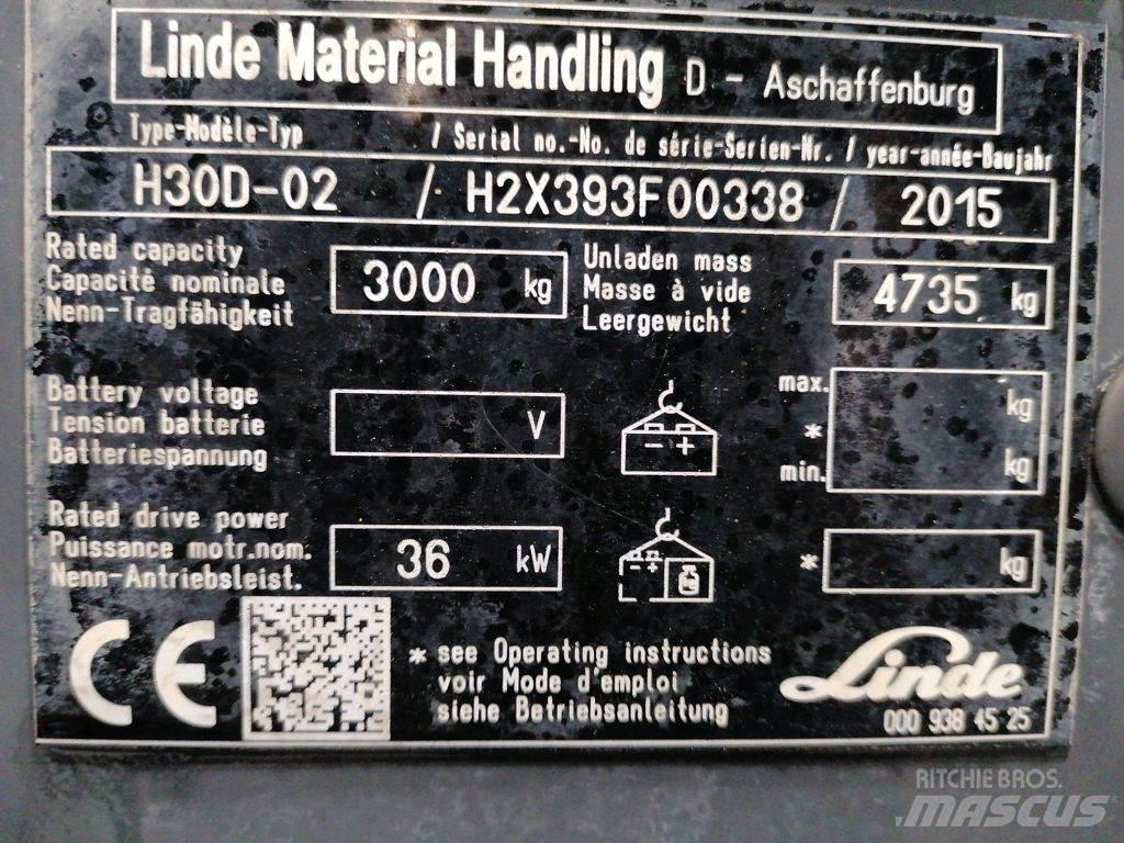 Linde H30D-02 Diiseltõstukid