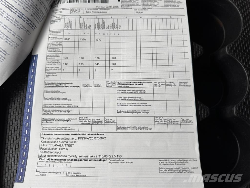 Volvo FMX 8x4 Kallurid