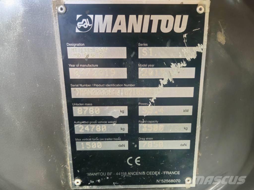 Manitou MT 1335 Teleskooplaadurid