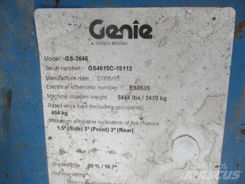 Genie GS 2646 Käärtõstukid