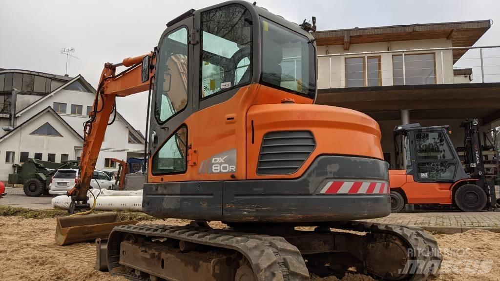 Doosan DX 80 R Väikeekskavaatorid 7t-12t