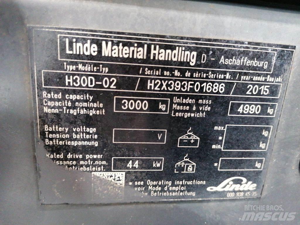 Linde H30D-02 Diiseltõstukid
