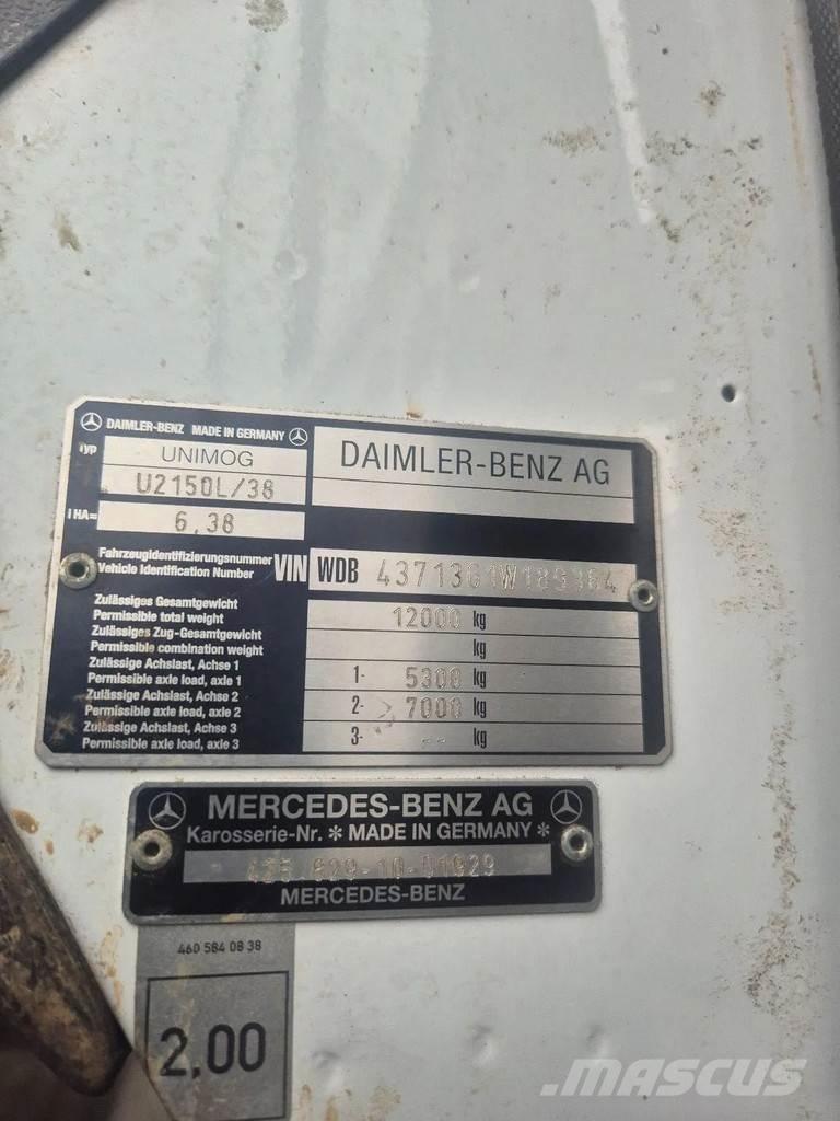 Unimog u 2150l38 Vertikaalsed puurmasinad