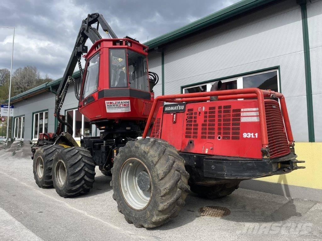 Komatsu 931.1 Harvesterid