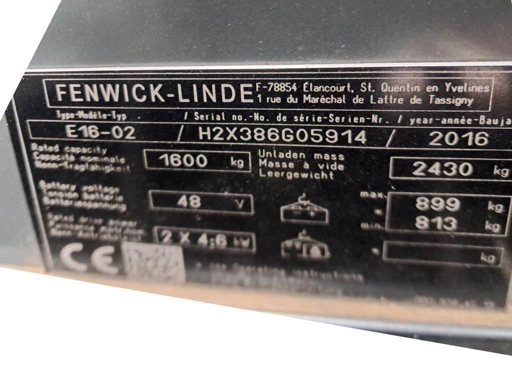 Linde E16-02 Elektritõstukid