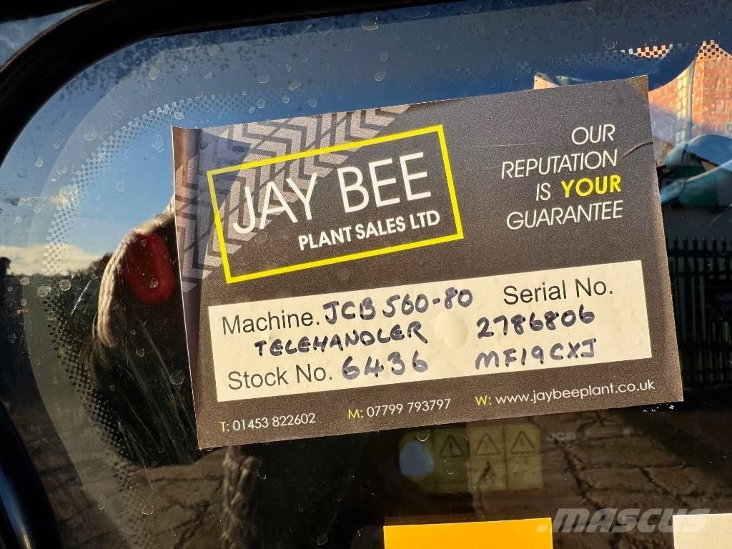 JCB 560-80 Teleskooplaadurid