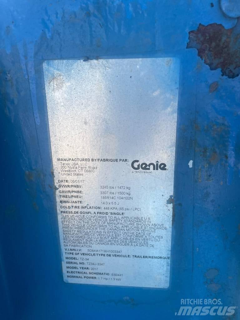 Genie TZ-34/20 Järelveetavad korvtõstukid