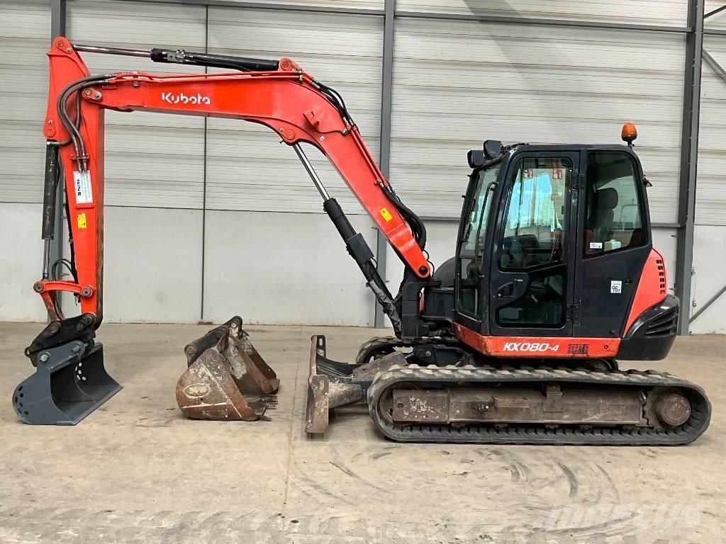 Kubota KX 080-4 Väikeekskavaatorid 7t-12t