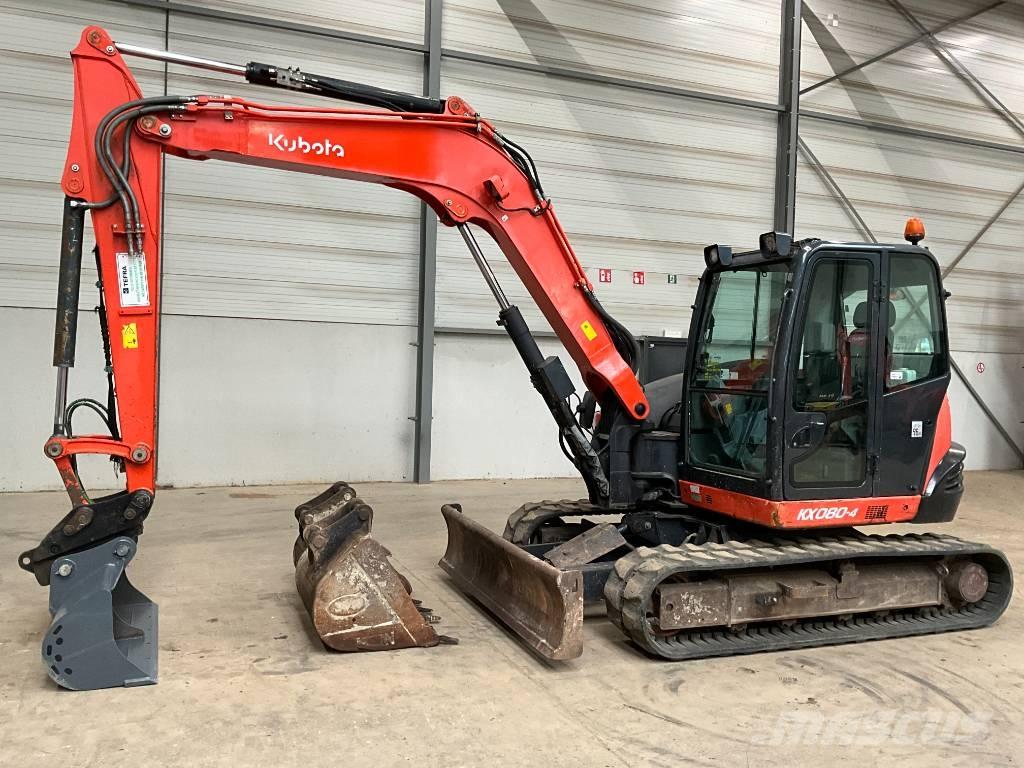 Kubota KX 080-4 Väikeekskavaatorid 7t-12t