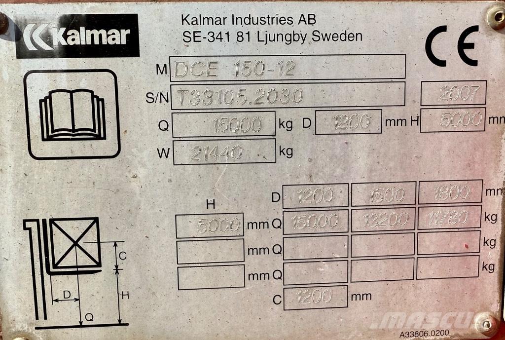 Kalmar DCE 150-12 Diiseltõstukid