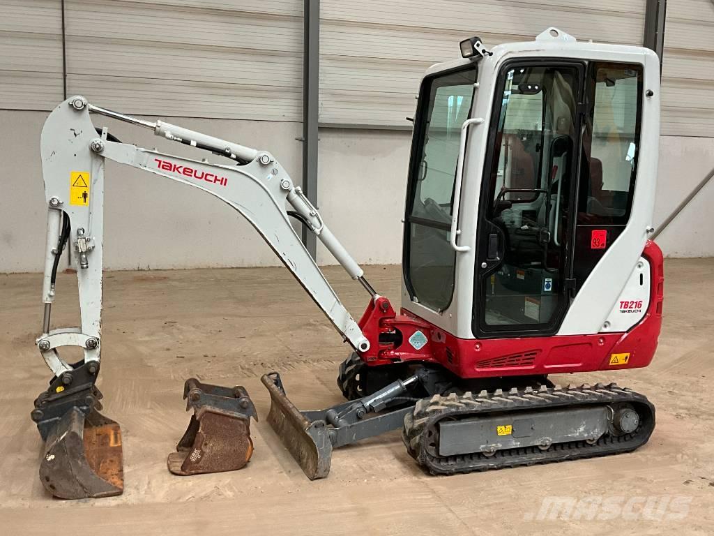 Takeuchi TB 216 Miniekskavaatorid < 7 t