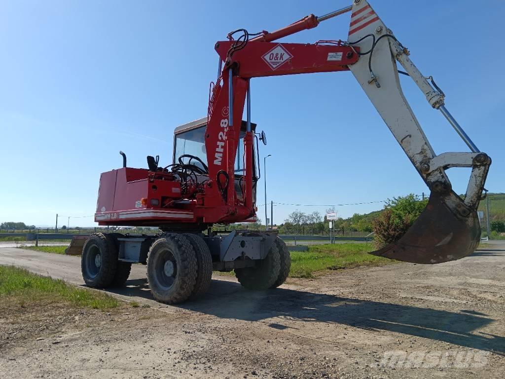 O&K MH2,8C Ratasekskavaatorid