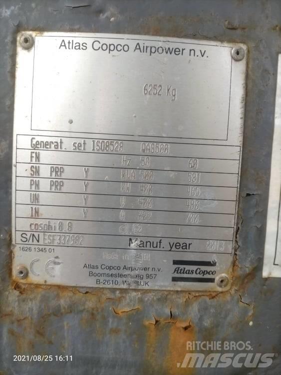 Atlas Copco QAS 500 Diiselgeneraatorid