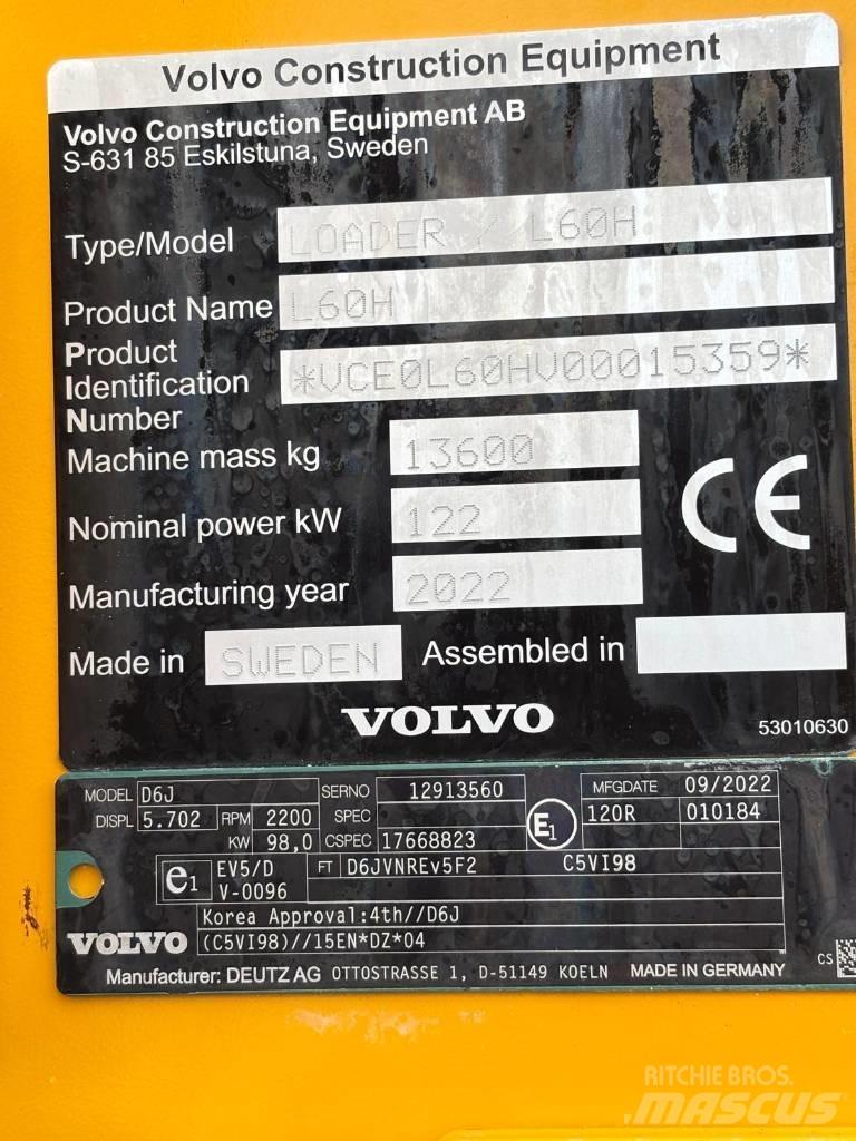 Volvo L 60 H Rataslaadurid