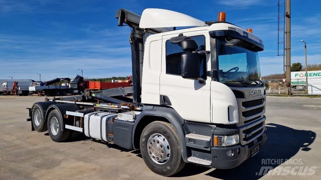 Scania P410 6X2 Konksliftveokid