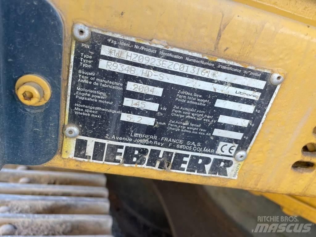 Liebherr R 934 B Roomikekskavaatorid