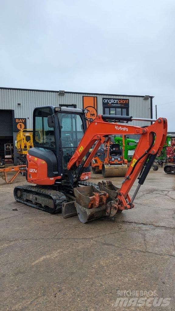 Kubota U 27-4 Miniekskavaatorid < 7 t